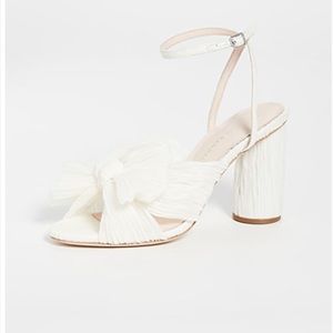 Loeffler Randall - Camellia Pleated Bow Heel with Ankle Strap